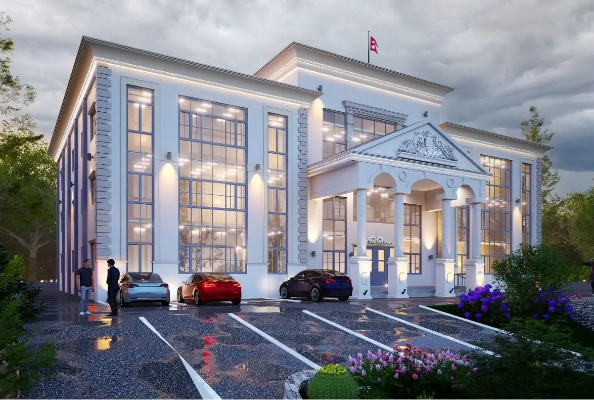 Municipal Office Building: Municipal office building design in Nepal, image 3 of 3