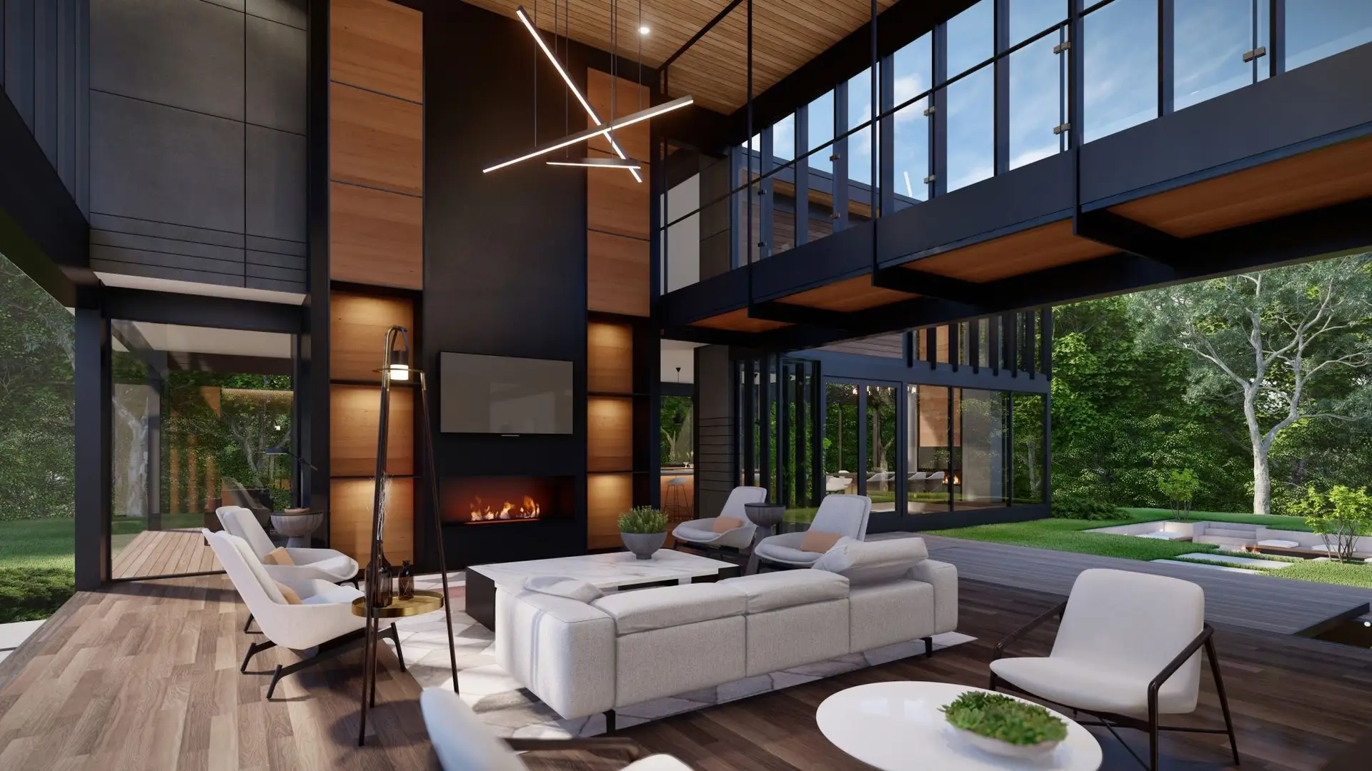 Premium Residence at Hattigauda: Premium modern residence with pool and landscaped courtyard at Hattigauda, Kathmandu, image 4 of 6