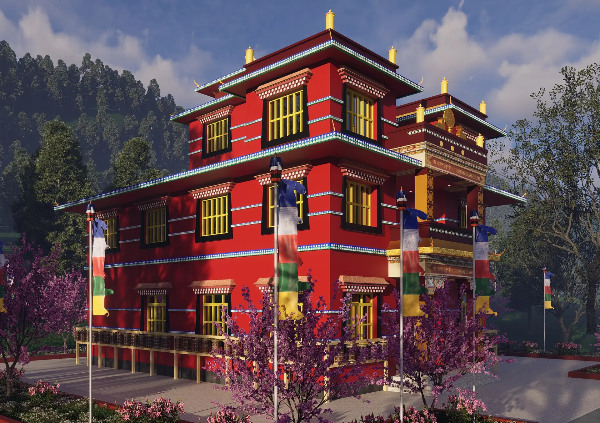 Gumba at Dolpa: Buddhist monastery (gumba) in traditional style at Dolpa, Nepal, image 5 of 5