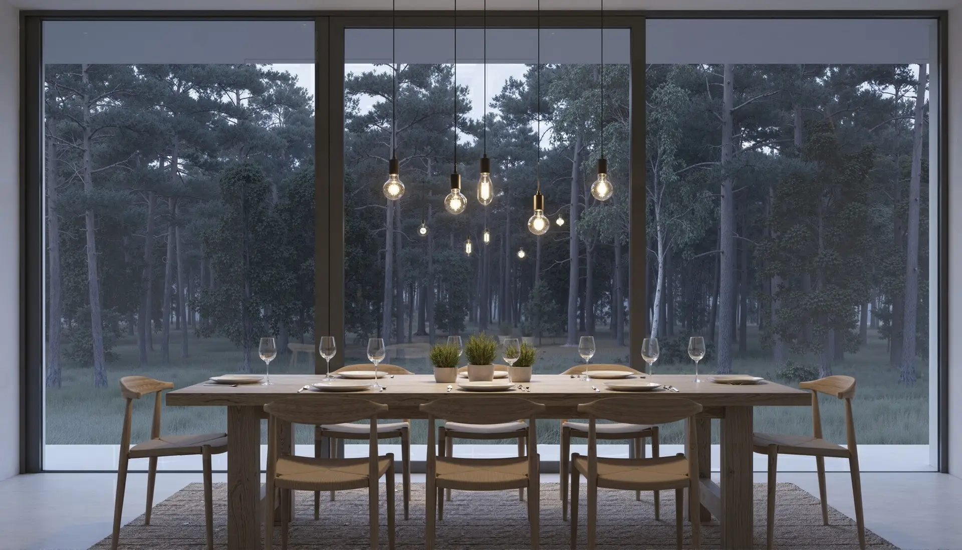 Resort at Nagarkot: Forest resort design at Nagarkot, Nepal, with terraced suites and interiors, image 6 of 6